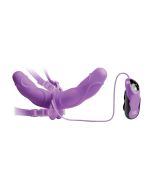 Vibrating Double Delight Strap-On