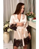 Satin Kimono Robe