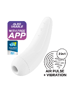 Äpiga juhitav õhkstimulaator Satisfyer Curvy 2+