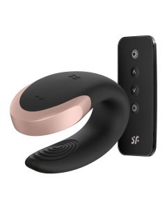 Äpist juhitav Paaride Vibraator Satisfyer Double Love